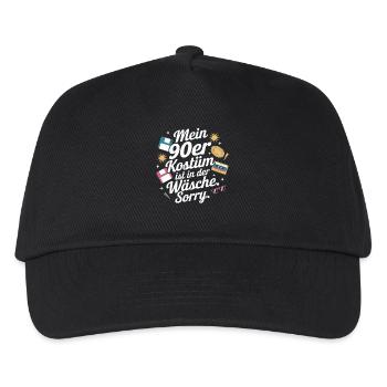 Mon costume des années 90 dans la soirée à thème de la lingerie - Casquette de baseball Enfant - noir - Devant