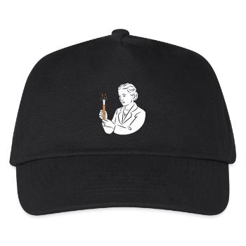 Inspiring Scientist Line Art Design - Kinder Basecap - Schwarz - Vorne