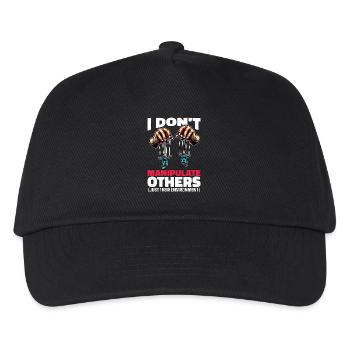 Behavioral Therapist I Don't Manipulate Therapist - Kids’ Baseball Cap - black - Front