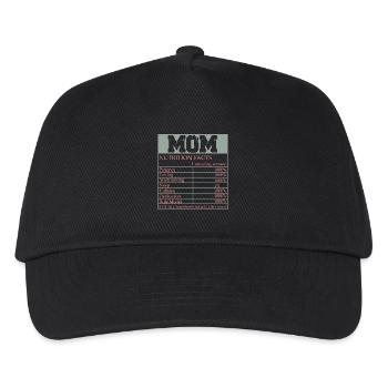 Mom - Kids’ Baseball Cap - black - Front