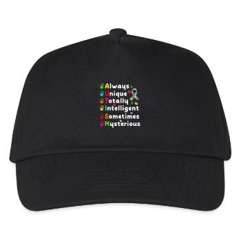 Autism Autistic - Kids’ Baseball Cap - black - Front