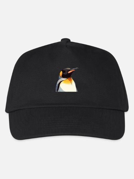 Pinguine Pinguin - Kinder Basecap - Schwarz