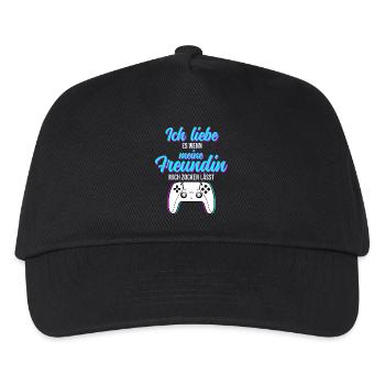 Gaming Valentin - Kinder Basecap - Schwarz - Vorne
