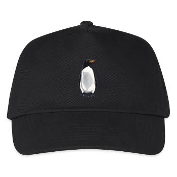 Pinguine Pinguin - Kinder Basecap - Schwarz - Vorne