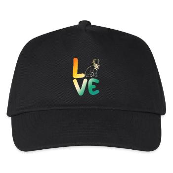 Border Collie - Kids’ Baseball Cap - black - Front
