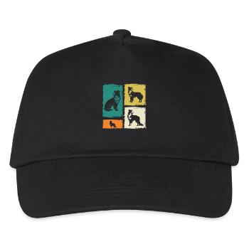 Border Collie - Kids’ Baseball Cap - black - Front