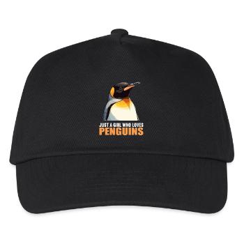 Penguins Penguin - Kids’ Baseball Cap - black - Front