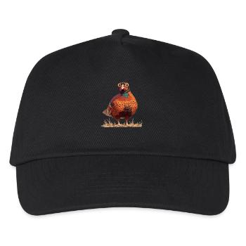 Fasane Fasan - Kinder Basecap - Schwarz - Vorne