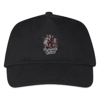 Rockabilly Culture Retro Music Style - Kids’ Baseball Cap - black - Front