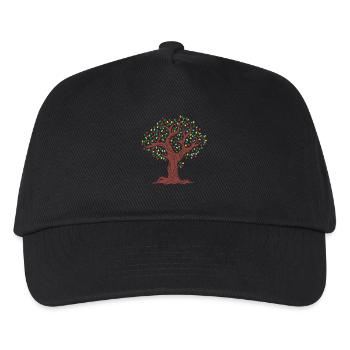 Autismus-Baum - Kinder Basecap - Schwarz - Vorne