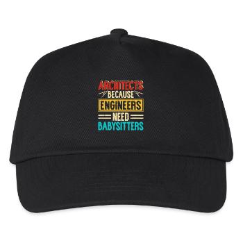 architecte - Casquette de baseball Enfant - noir - Devant