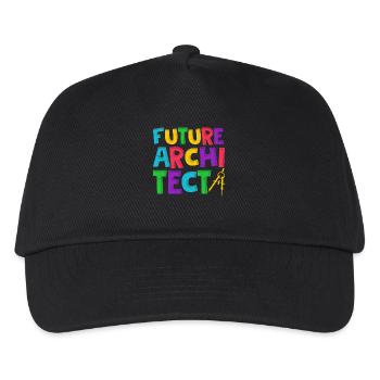 Architecte - Casquette de baseball Enfant - noir - Devant