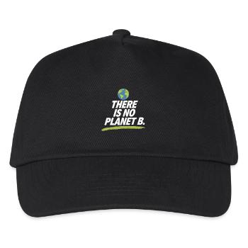 Earth day There Is No Planet B - Kinder Basecap - Schwarz - Vorne
