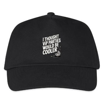 I Thought VIP Parties Would Be Cooler Ironie VIP - Kinder Basecap - Schwarz - Vorne