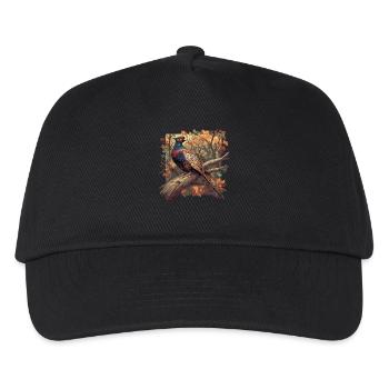 Fasane Fasan - Kinder Basecap - Schwarz - Vorne