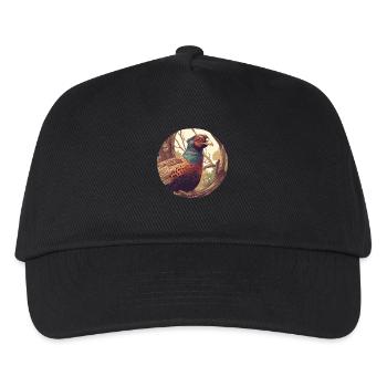 Fasane Fasan - Kinder Basecap - Schwarz - Vorne