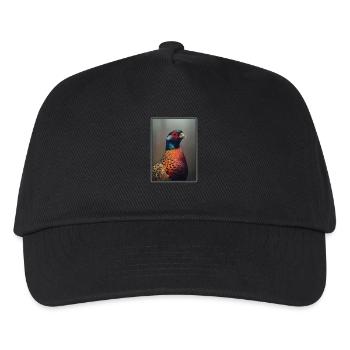 Fasane Fasan - Kinder Basecap - Schwarz - Vorne