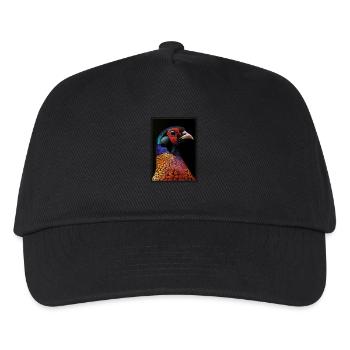Fasane Fasan - Kinder Basecap - Schwarz - Vorne