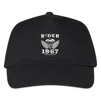 Rider Since 1967 - 58 Years, Still Revving Strong - Kids’ Baseball Cap - black - Front