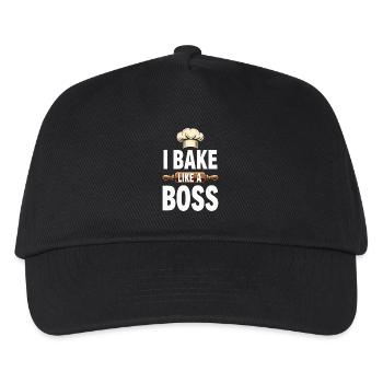 Candidat Junior en Boulangerie Jeune Chef Boulangerie - Casquette de baseball Enfant - noir - Devant