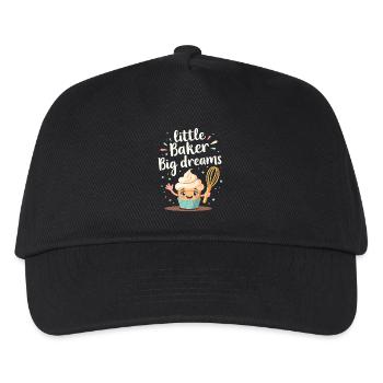 Candidat Junior en Boulangerie Jeune Chef Boulangerie - Casquette de baseball Enfant - noir - Devant