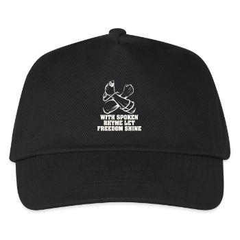 Poetry Slam Spoken Rhyme Slam Poetry - Kids’ Baseball Cap - black - Front