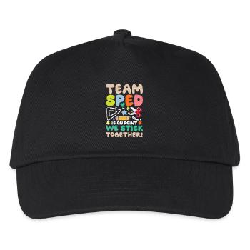 Equipe SPED Cohésion de l’éducation spécialisée - Casquette de baseball Enfant - noir - Devant