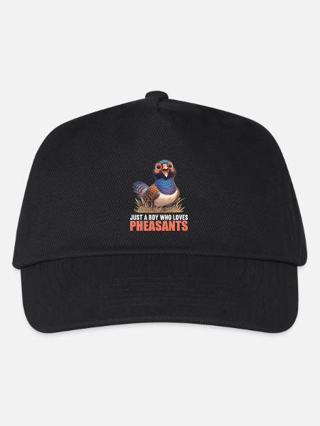 Fasane Fasan - Kinder Basecap - Schwarz