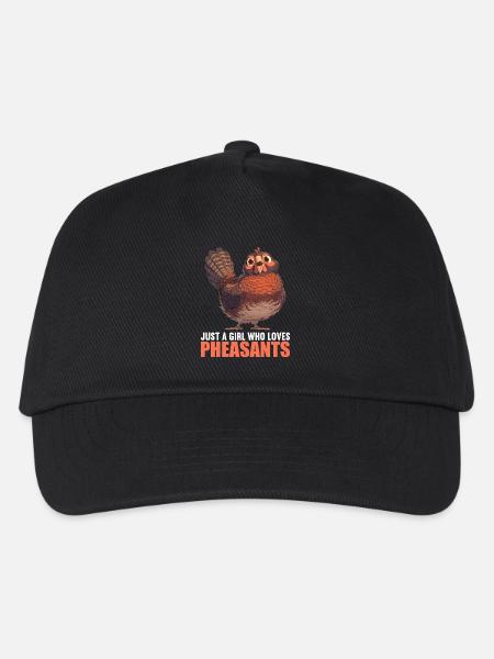 Fasane Fasan - Kinder Basecap - Schwarz