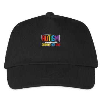 Autism Awareness Different Not Less - Kids’ Baseball Cap - black - Front
