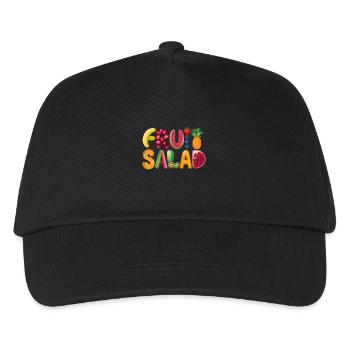 Fruity fun with vitamins for every day - Kids’ Baseball Cap - black - Front