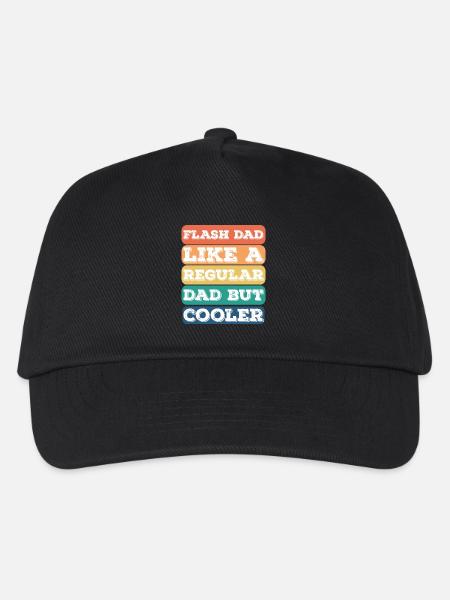 Bloc Flash Papa Boulderer - Casquette de baseball Enfant - noir