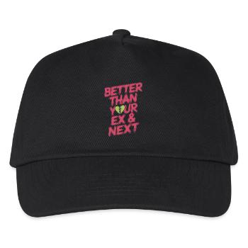 Mieux que votre ex et votre prochaine rupture Single Party - Casquette de baseball Enfant - noir - Devant