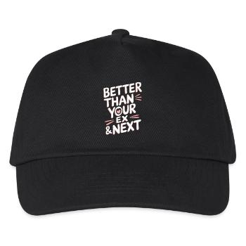 Mieux que votre ex et votre prochaine rupture Single Party - Casquette de baseball Enfant - noir - Devant