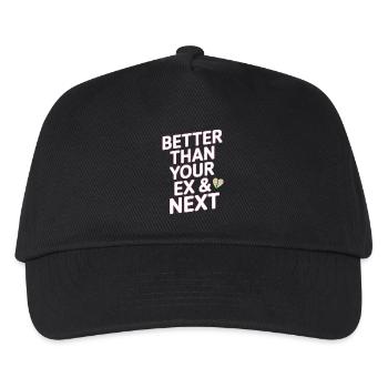Mieux que votre ex et votre prochaine rupture Single Party - Casquette de baseball Enfant - noir - Devant