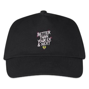 Mieux que votre ex et votre prochaine rupture Single Party - Casquette de baseball Enfant - noir - Devant