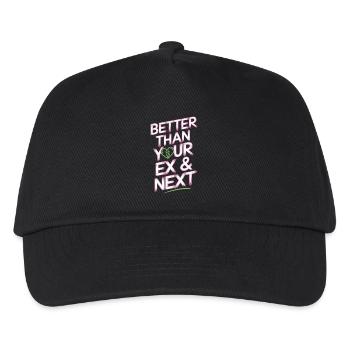 Mieux que votre ex et votre prochaine rupture Single Party - Casquette de baseball Enfant - noir - Devant