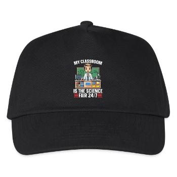STEM Teacher My Classroom Is The Science Educator - Kids’ Baseball Cap - black - Front