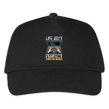 La vie d’un codeur n’est pas parfaite, mais votre développeur de code - Casquette de baseball Enfant - noir - Devant
