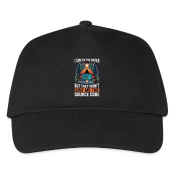 Coder I Can Fix The World Web Developer Coders - Kids’ Baseball Cap - black - Front