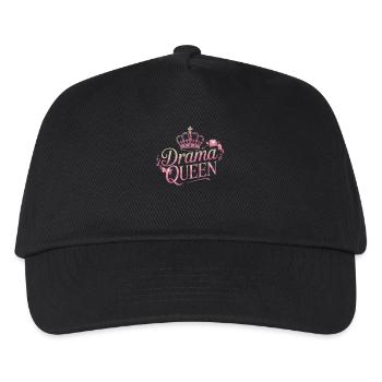 Drama Queen Königin Prinzessin Selbstwert Frauen - Kinder Basecap - Schwarz - Vorne