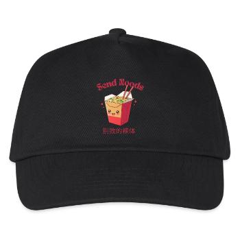 Envoyer des nouilles - Casquette de baseball Enfant - noir - Devant
