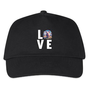 Cochon Cochon - Casquette de baseball Enfant - noir - Devant