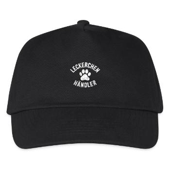 Hundebesitzer lustiger Spruch Hund Geschenk Idee - Kinder Basecap - Schwarz - Vorne