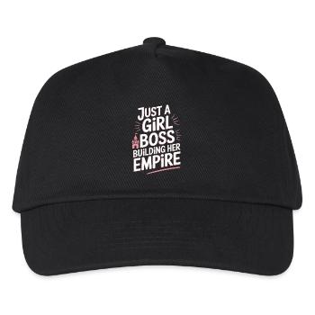 Just A Girl Building Empire Entrepreneur - Kids’ Baseball Cap - black - Front