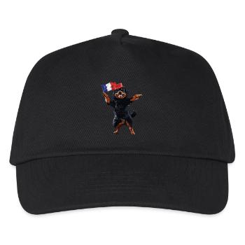 Rottweiler - Kinder Basecap - Schwarz - Vorne