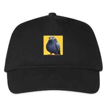 Tauben Taube - Kinder Basecap - Schwarz - Vorne