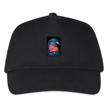 Tauben Taube - Kinder Basecap - Schwarz - Vorne