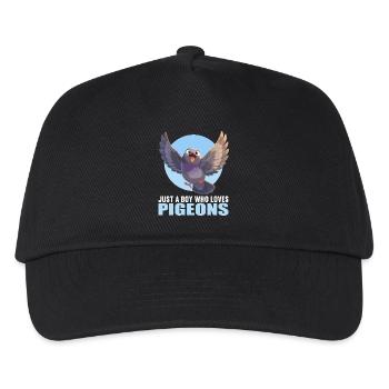 Pigeons Pigeon - Casquette de baseball Enfant - noir - Devant