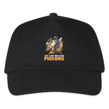 Pigeons Pigeon - Casquette de baseball Enfant - noir - Devant